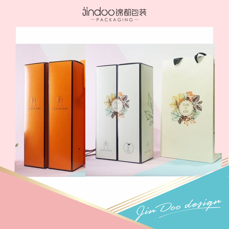 单双支红酒纸盒套装
